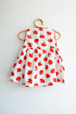 Zomerjurkje Poppy vintage mt 6-9m