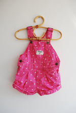 Oshkosh pink shortalls mt 9-12M