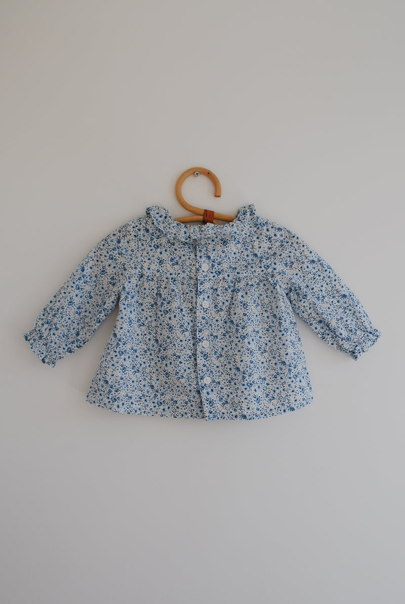 Blousje floral mt 6-9m