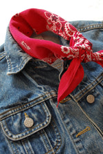 American Bandana Vintage Rood