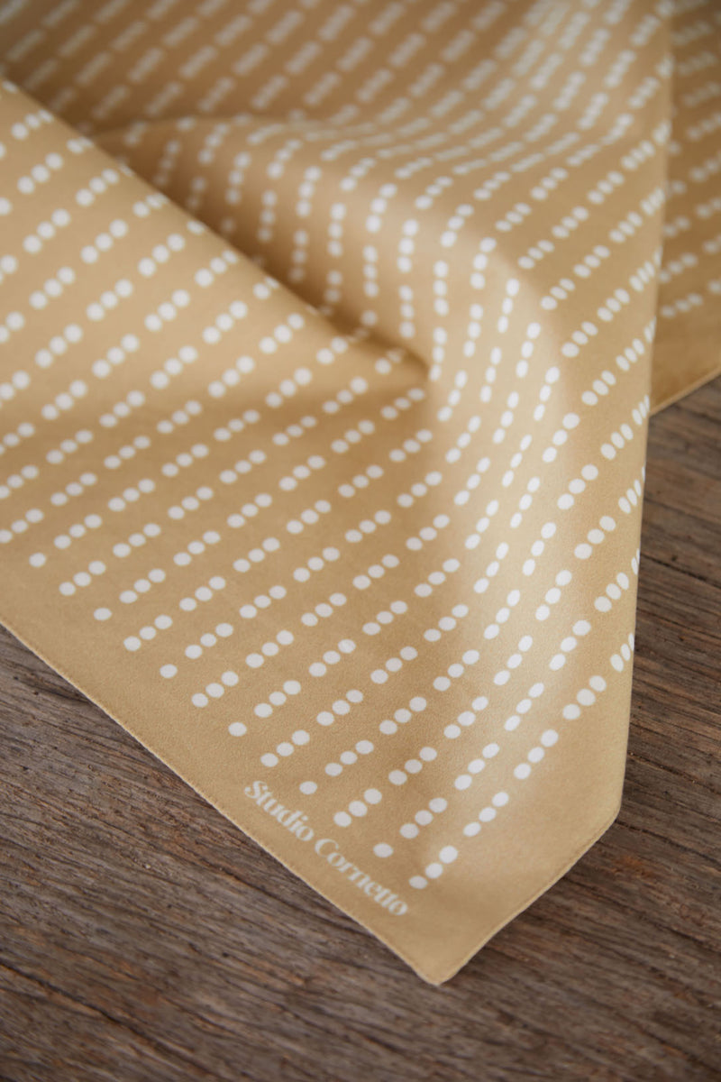 Bandana Dot Beige